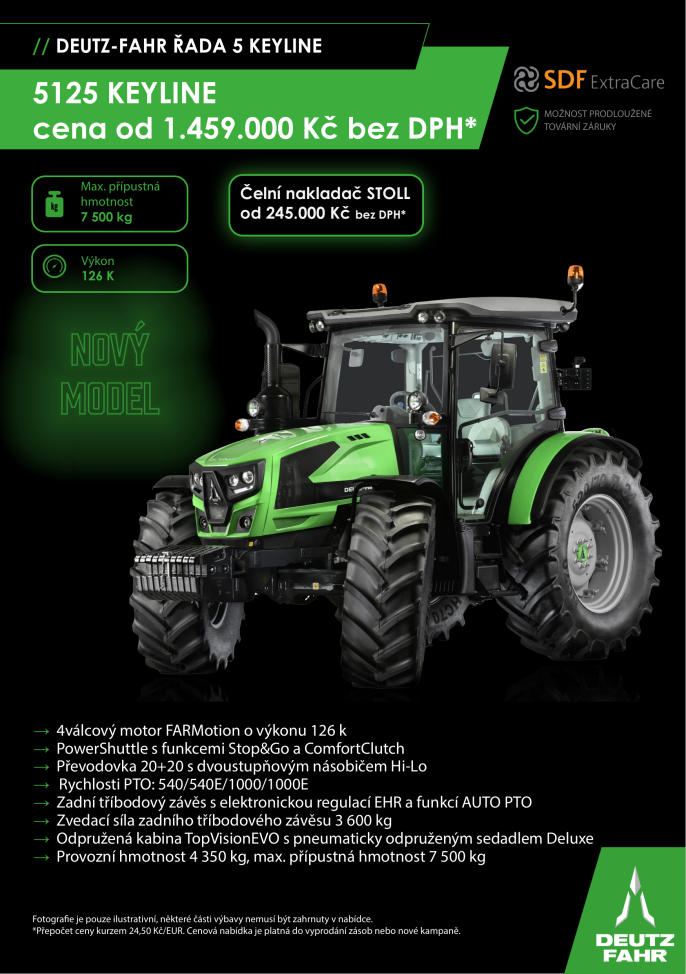 Akční nabídka DEUTZ-FAHR 5125 Keyline