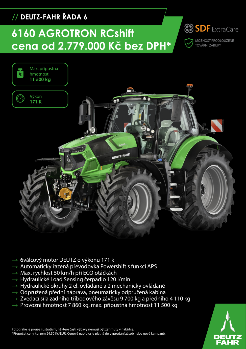 Akční nabídka DEUTZ-FAHR 6160 Agrotron RCshift