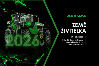 GARNEA NA VÝSTAVĚ ZEMĚ ŽIVITELKA 2026