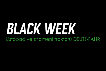 DEUTZ-FAHR BLACK WEEK