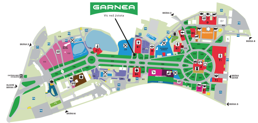 ZŽ 2023 - mapa areálu